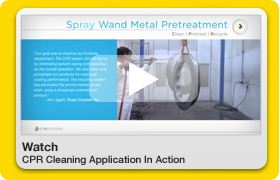 Spray Wand Metal Cleaning Wash Video